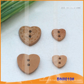 Natural Wooden Buttons for Garment BN8010